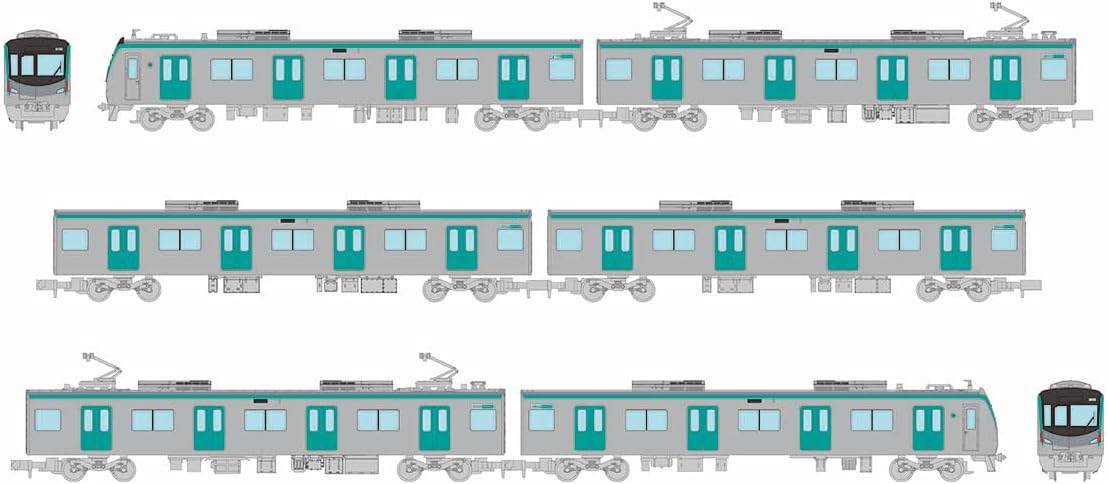 TOMYTEC 332282 Railway Collection Kyoto Municipal Transportation Bureau Karasuma Line 20 Series 6 Car Set - BanzaiHobby