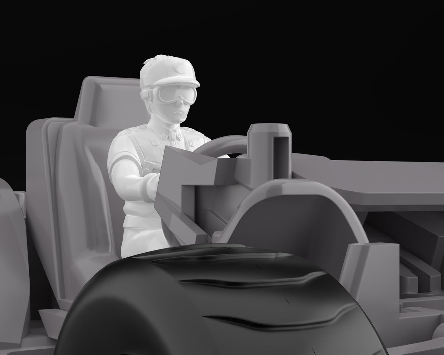 Aoshima ACKS MP-01 1/43 Mobile Police Patlabor AV-98 Ingram 1st + Special Command Vehicle Type 98 - BanzaiHobby