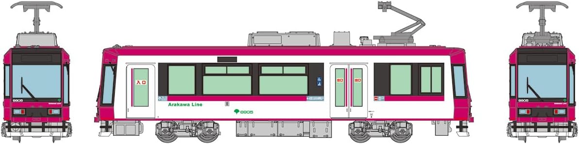 Tomytec Railway Collection Tokyo Metropolitan Transportation Bureau 8900 Rose Red - BanzaiHobby