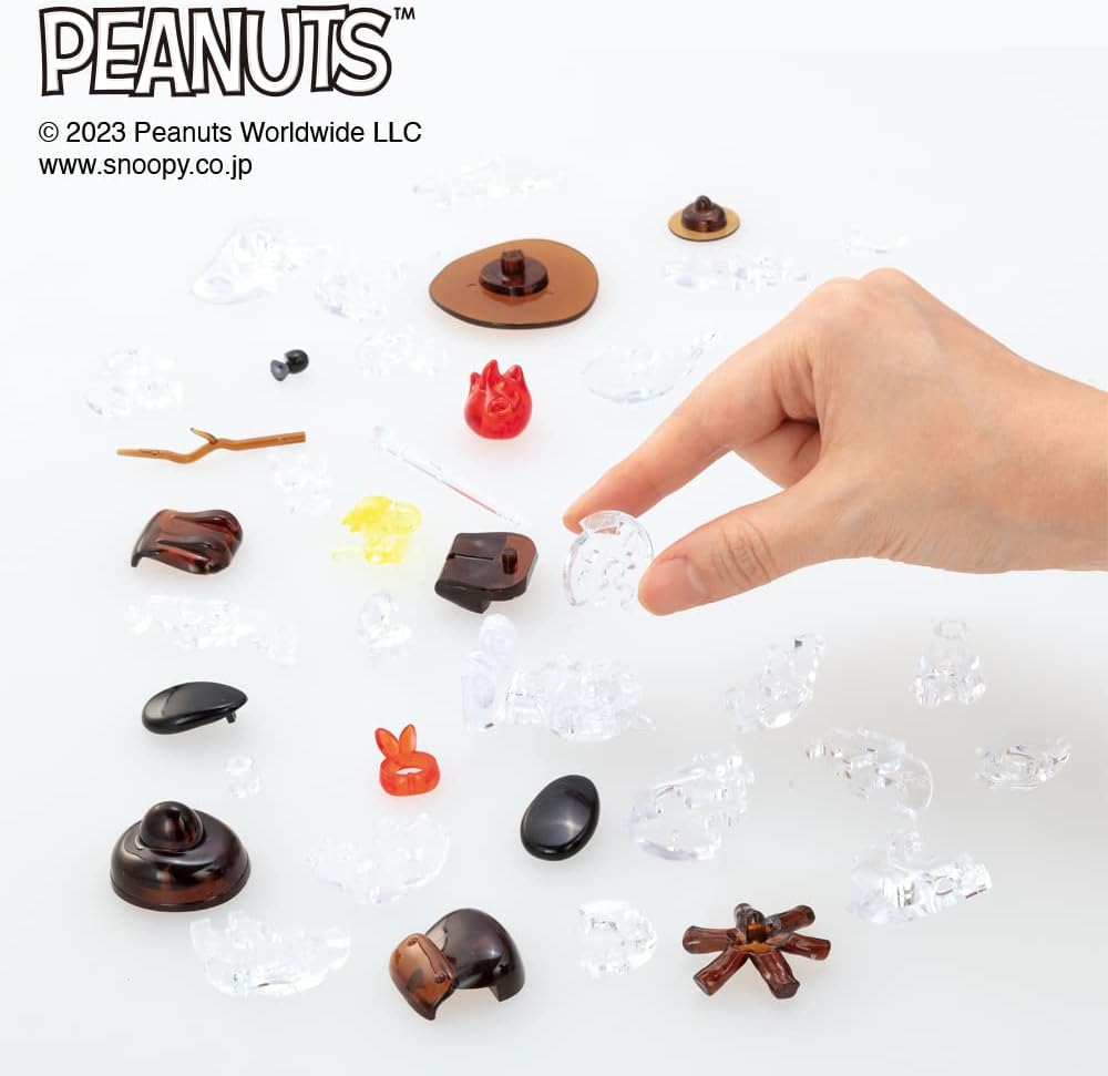 Beverly 50292 Crystal Puzzle Snoopy Camp 43 Piece - BanzaiHobby