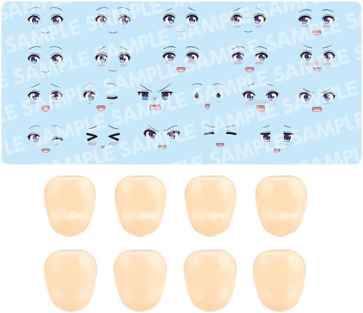 Kotobukiya JK074 1/10 Customized Face & Decal Set Vol.10 for Ritsuka Saeki A (Sousai Shojo Teien)