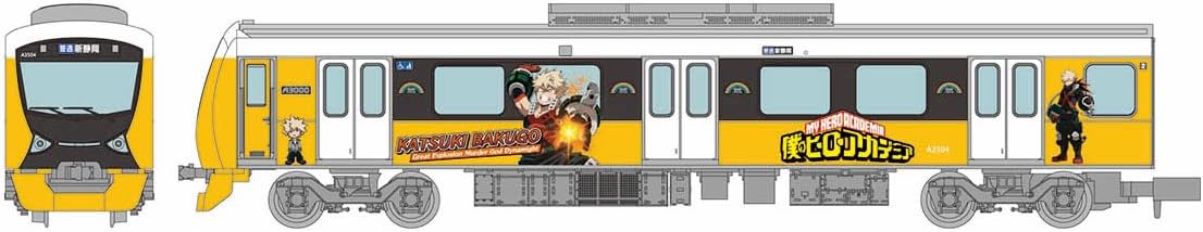 TOMYTEC 332077 Railway Collection My Hero Academia x Shizuoka Railway Katsumi Bakugo - BanzaiHobby