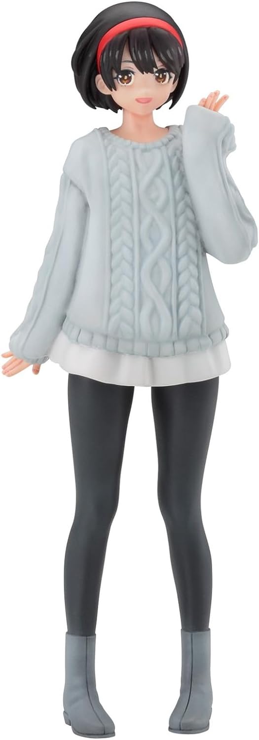 Hasegawa 1/12 Egg Girls Collection No.43 Rei Hasumi (Plain Clothes) Unpainted Resin Kit SP594