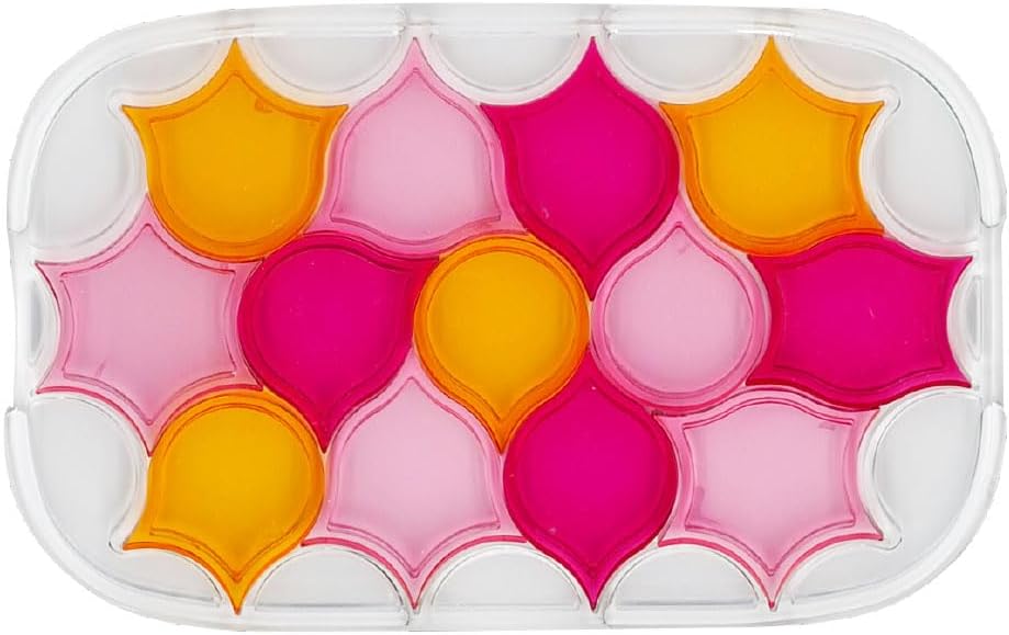 Tenyo TBB-08 Flower Brain Block Perpetual Puzzle, Level 8 - BanzaiHobby