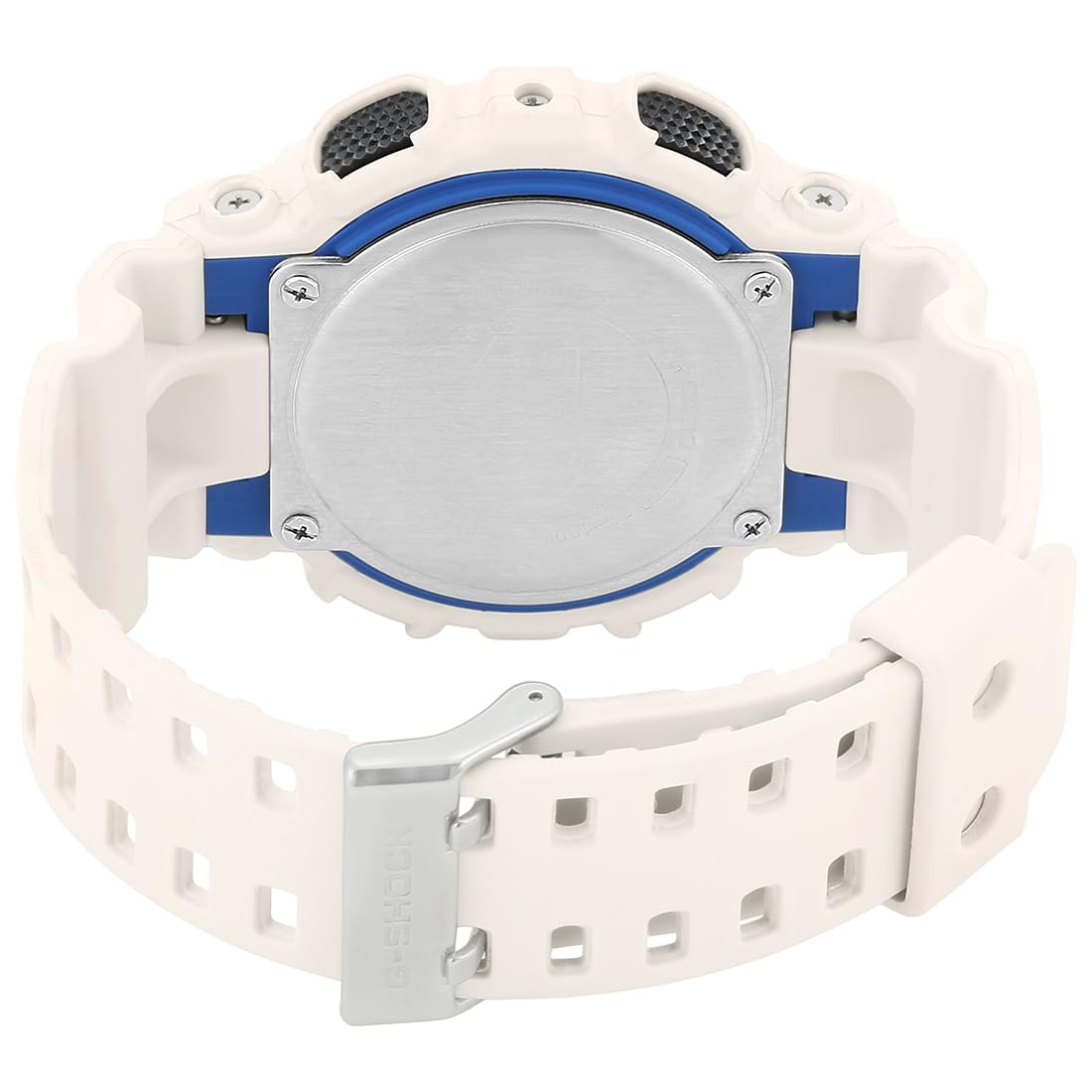 Gショック カシオ G-SHOCK CASIO メンズ 腕時計 アナデジ 海外モデル STANDARD GA-100B-7ADR ホワイト 逆輸入品 - BanzaiHobby