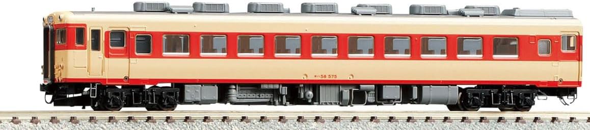 TOMIX 7431 N Gauge JNR Kiha 58-400 Series (Air-Conditioned Modified Car) (T) - BanzaiHobby