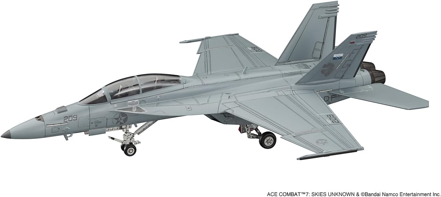 Hasegawa SP596 Creator Works Series Ace Combat 7 Skies Unknown F/A-18F Super Hornet Golem Squad 1/72 Scale