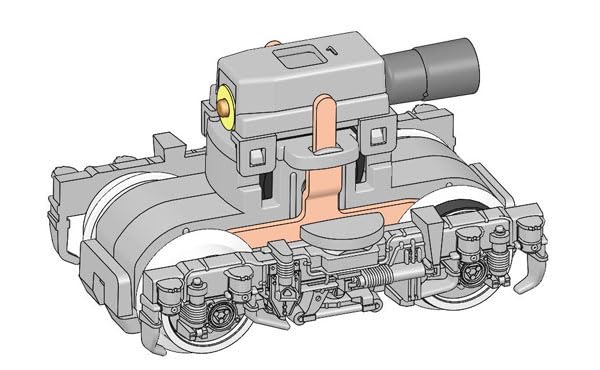 TOMIX 6814 FDT103 Type Power Dolly (Gray) - BanzaiHobby