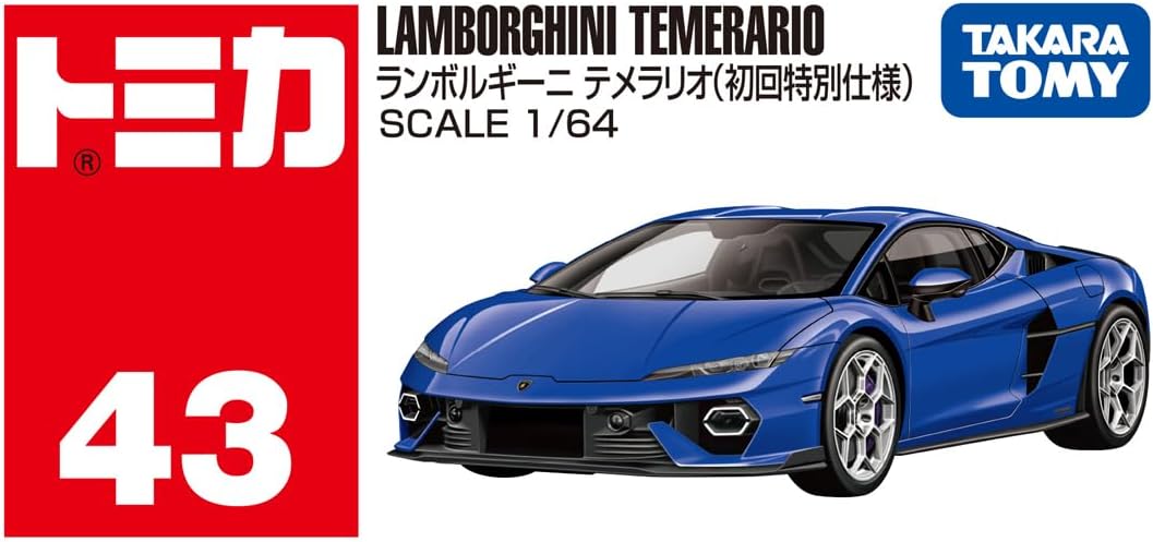 Tomica 043 Lamborghini Temerario (First Edition Special Specification)