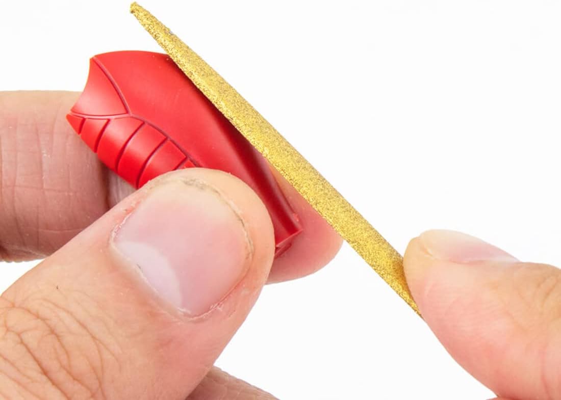 Mineshima I-200E Titanium Coated Diamond File #200 Rounded - BanzaiHobby