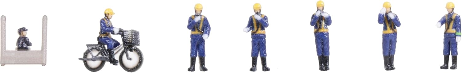 KATO 24-1101 N-Gauge Staff Working at a Freight Station