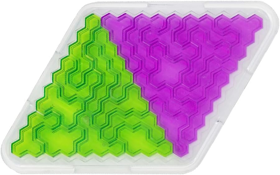 Tenyo TBB-09 Pentahex Brain Block Perpetual Puzzle, Level 9 - BanzaiHobby