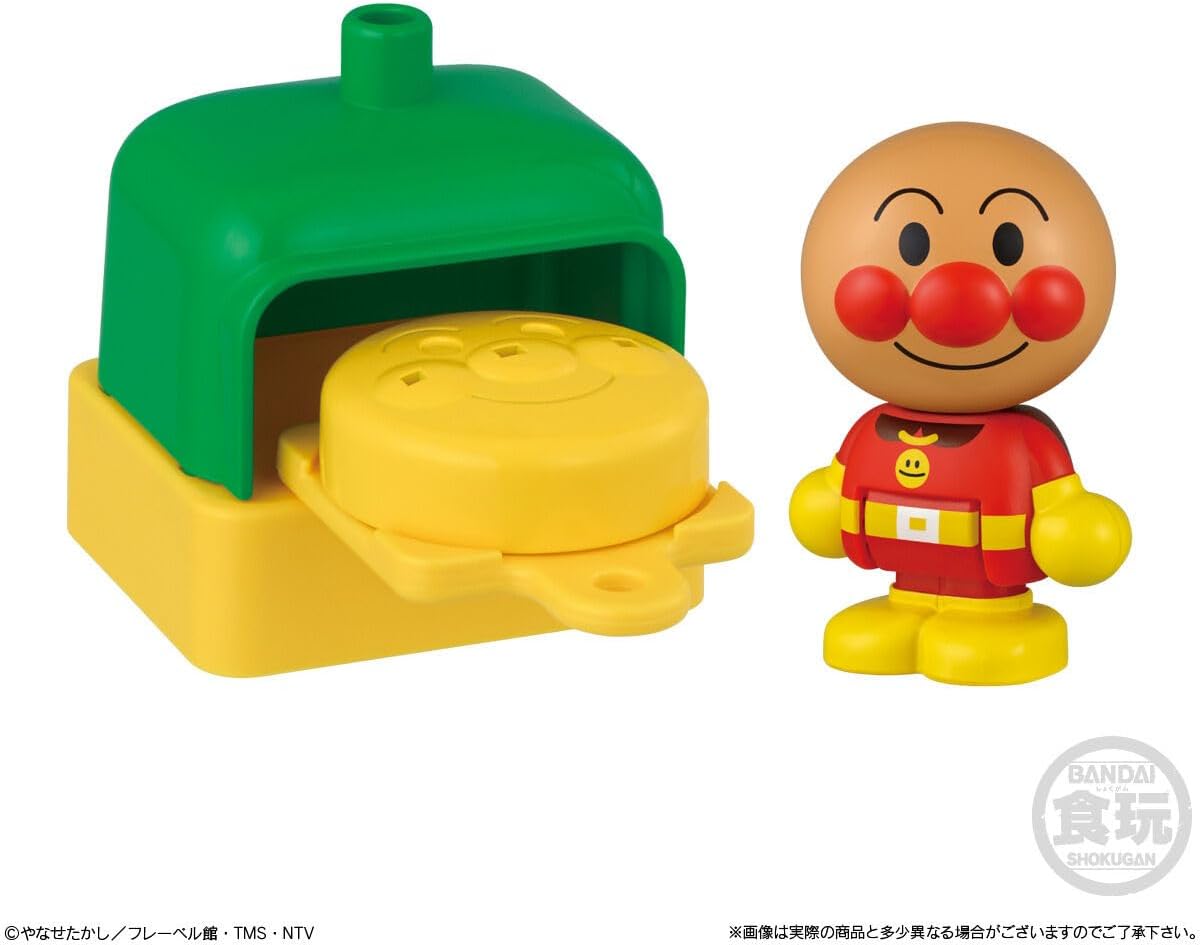Bandai Collect and Play! Anpanman Town Doll Set (1Box 10pcs) - No Weight - BanzaiHobby