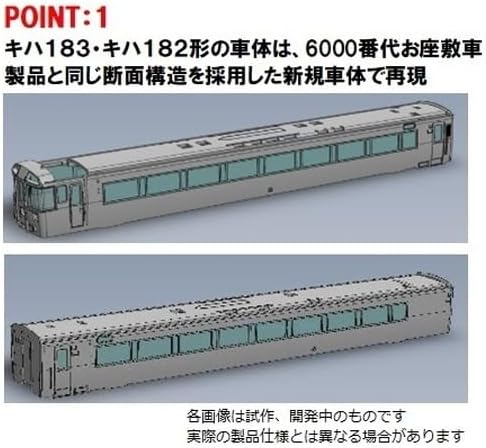 TOMIX 97959 N Gauge Special Project JR Kiha 183 Series Goodbye Kiha 183 Series Okhotsk Heavy Snow Set Model Railway Diesel Car - BanzaiHobby