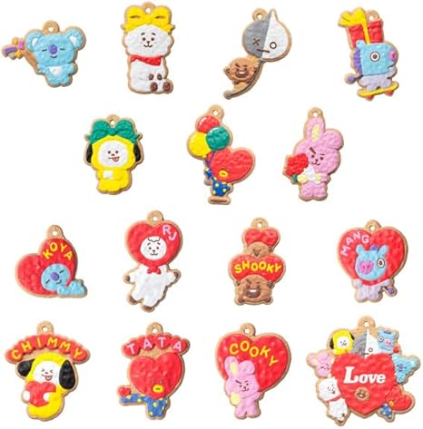 Bandai BT21 Cookie Charm Cot 2 (set of 14) - BanzaiHobby