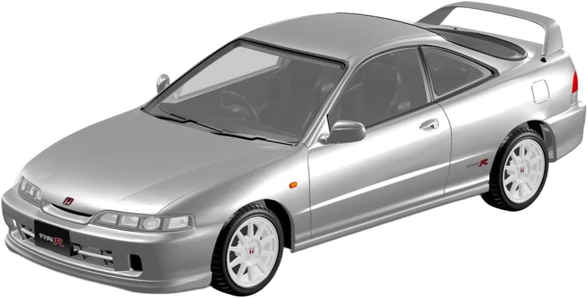 Aoshima 1/32 RakuPla Snap Kit No.22-VS Honda DC2 Integra Type R Vogue Silver Metallic