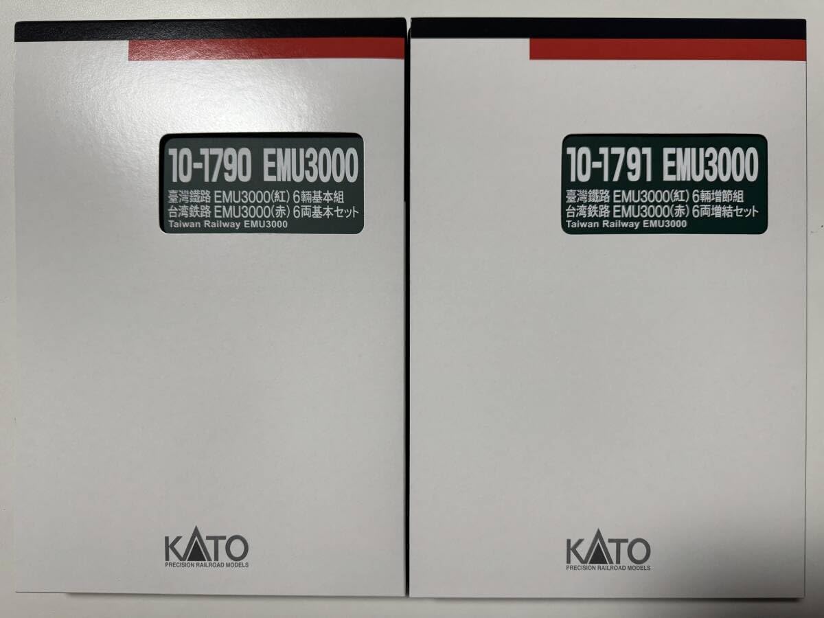 KATO 10-1791 (N scale) Taiwan Railways EMU3000 (Red) 6 Cars Add-on Set - BanzaiHobby