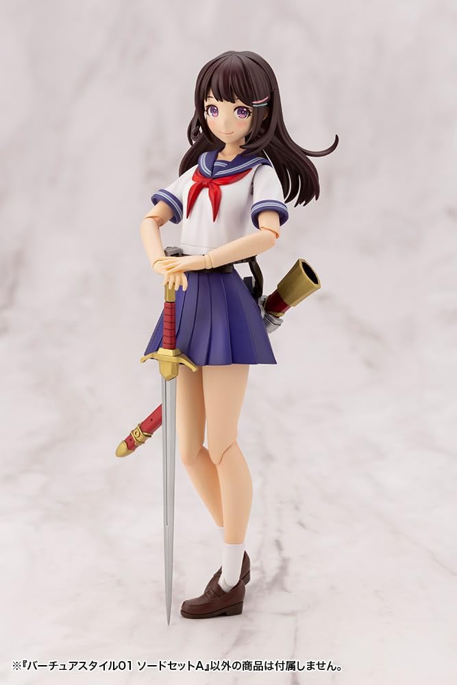 Kotobukiya GE001X M.S.G Modeling Support Goods, Vertue Style 01, Sword Set A - BanzaiHobby
