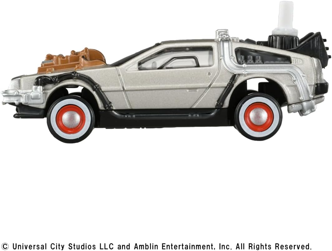 Tomica P Unlimited 02 BTTF Time Machine (Part 3) - BanzaiHobby