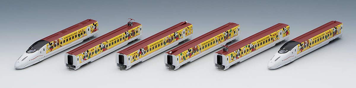 TOMIX Nゲージ 限定品 九州新幹線800 1000系 (JR九州 Waku Waku Trip 新幹線) 6両セット 97914 鉄道模型 電車 - BanzaiHobby