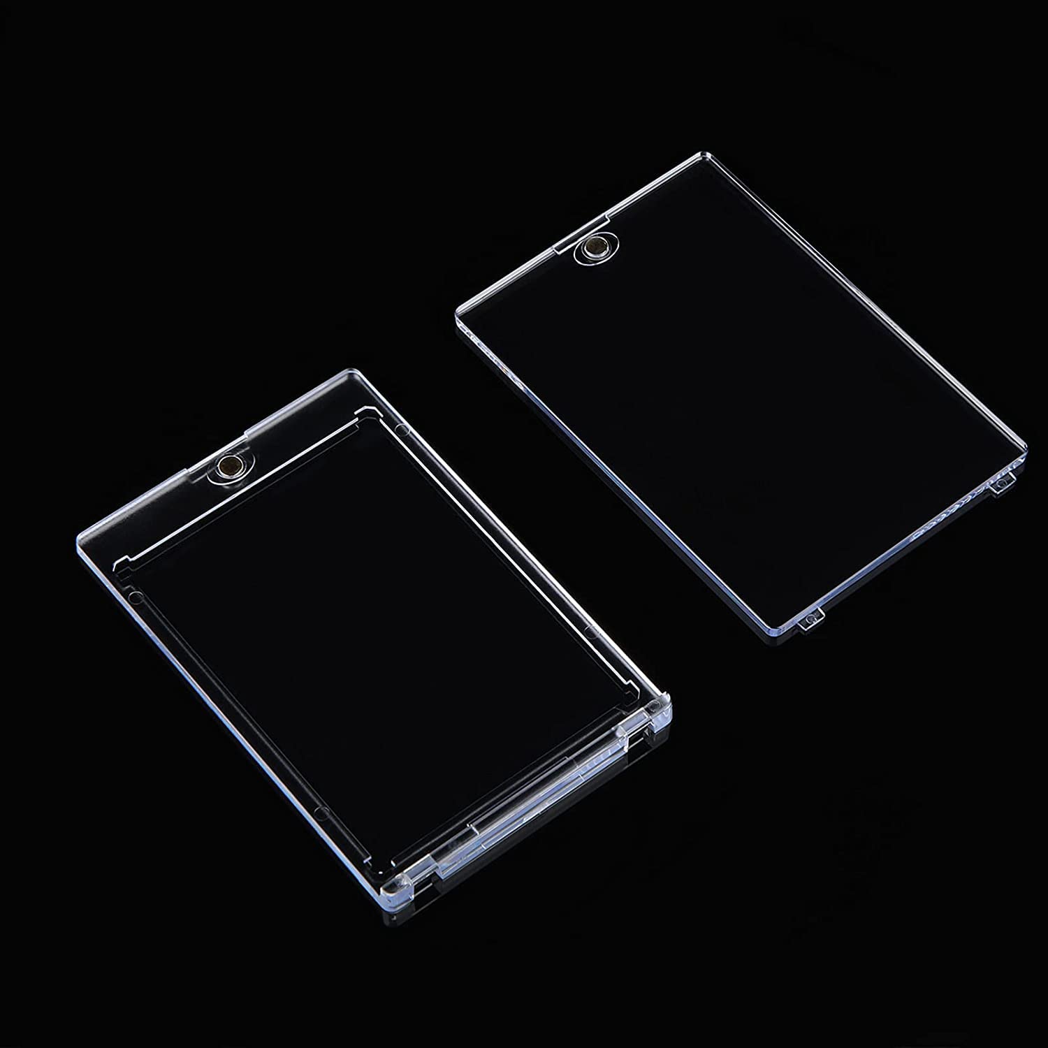 FFOGG マグネットローダー ポケカ ローダー UVカット マグネットホルダー 35pt 収納 トレカ保護ケース ケース 遊戯王カードケース ポケカ 磁石式 (ローダー10個) - BanzaiHobby