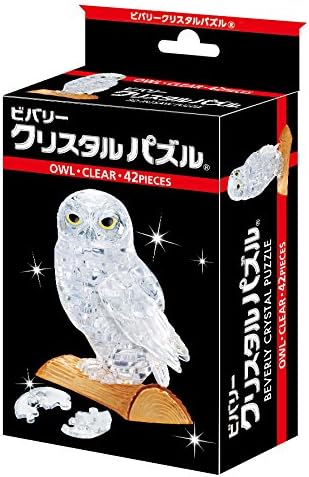 Beverly 50190 Crystal Puzzle Owl Clear - BanzaiHobby