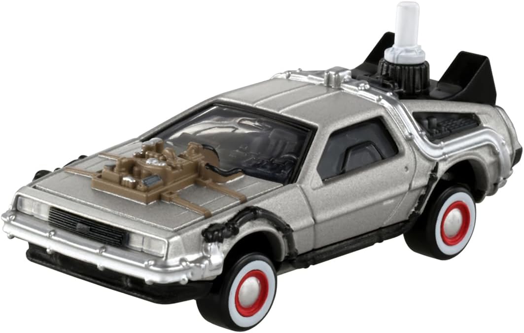 Tomica P Unlimited 02 BTTF Time Machine (Part 3) - BanzaiHobby
