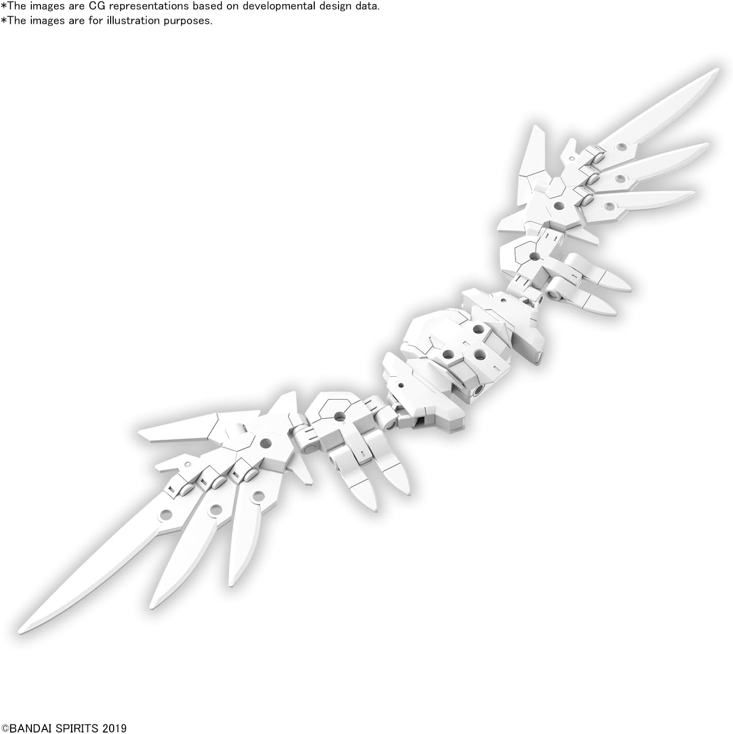 Bandai 30MM W031 1/144  Option Parts Set 17 (Wing Unit 1) - BanzaiHobby