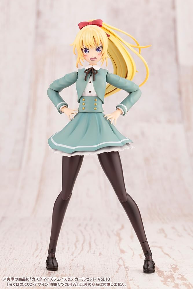 Kotobukiya JK074 1/10 Customized Face & Decal Set Vol.10 for Ritsuka Saeki A (Sousai Shojo Teien)