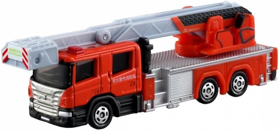 Tomica No. 145 Nagoya City Fire Department 30m-class articulating ladder truck - BanzaiHobby