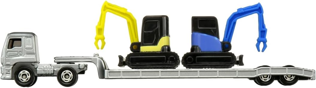 Tomica Long 142 Isuzu Giga Heavy Construction Machinery Transporter - BanzaiHobby