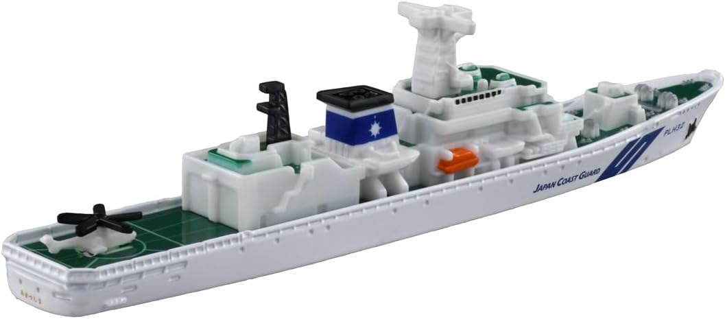 Tomica Long 140 Japan Coast Guard Patrol Boat Akitsushima PLH32 - BanzaiHobby