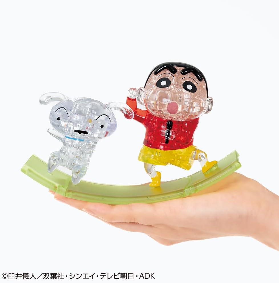 Beverly 50310 Crystal Puzzle Crayon Shin-Chan & Shiro 62 Piece - BanzaiHobby