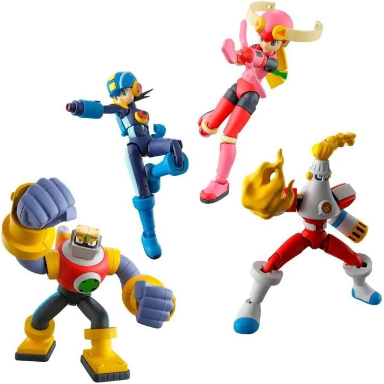 Bandai SMP Kit Makes Pose Rockman EXE 01 (Set of 4) - BanzaiHobby