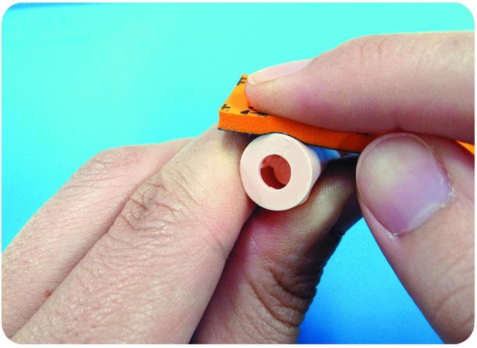 Doyusha 130759 Awesome Hobby Sponge File, Assorted Set (600/800/1000), Set of 2 Each - BanzaiHobby