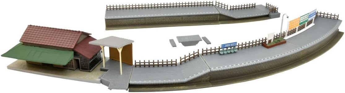 TOMYTEC Building Collection 060-2 Station E2 Curve Platform Inside (Compatible with C280) - BanzaiHobby