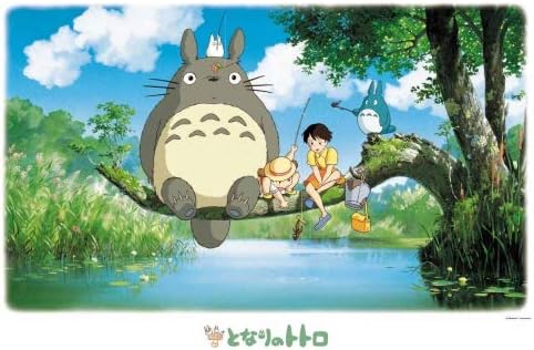 Ensky 1000-226 My Neighbor Totoro What can you catch? - Ghibli (Puzzle, 1000 Pieces, 50 x 75 cm) - BanzaiHobby
