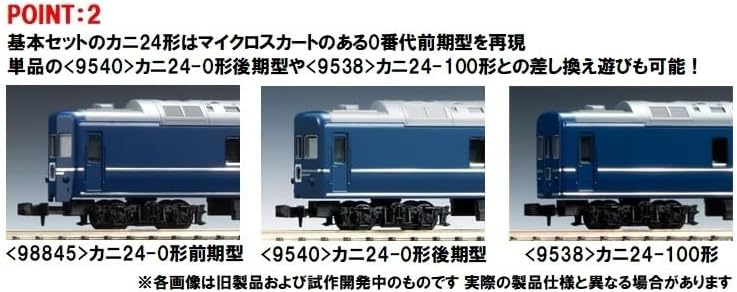 TOMIX 98845 N Gauge JNR Type 24 Type Yuzuru Basic Set Railway Model Passenger Car - BanzaiHobby