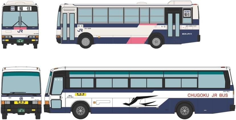 TOMYTEC  The Bus Collection Vascolle JR Bus 35th Anniversary Honshu 5 Company Set - BanzaiHobby