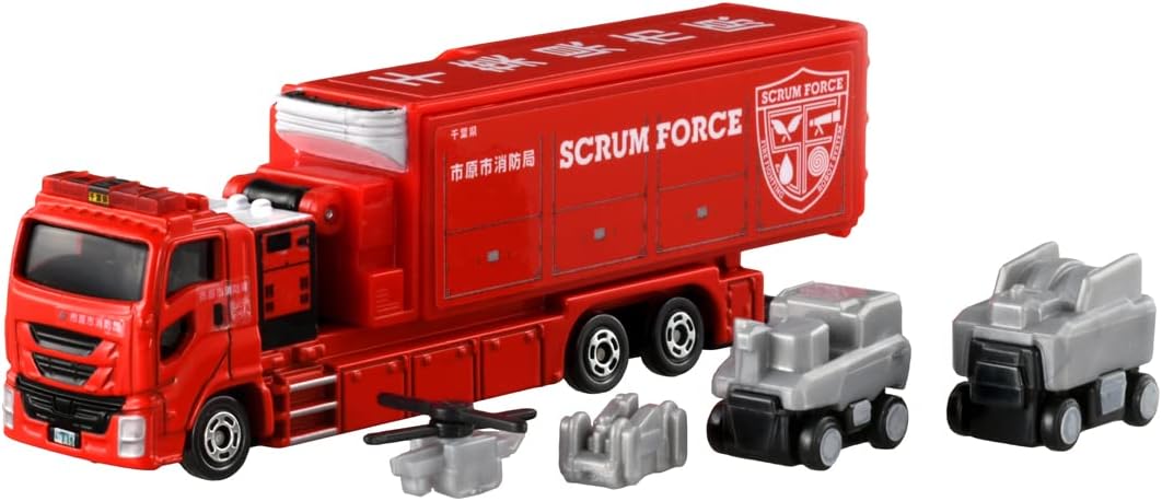 Tomica No. 121 Ichihara City Fire Department Scrum Force - BanzaiHobby