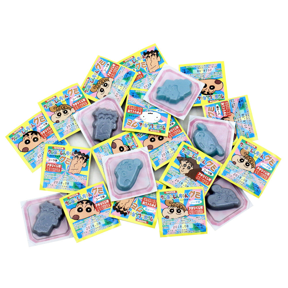 Tanseido Crayon Shin-chan Cola & Soda Gummies, 1 box (100pcs) - BanzaiHobby
