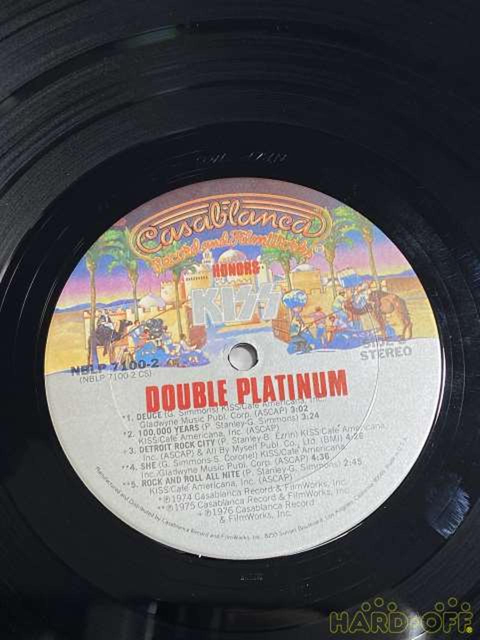 - LP Record KISS DOUBLE PLATINUM