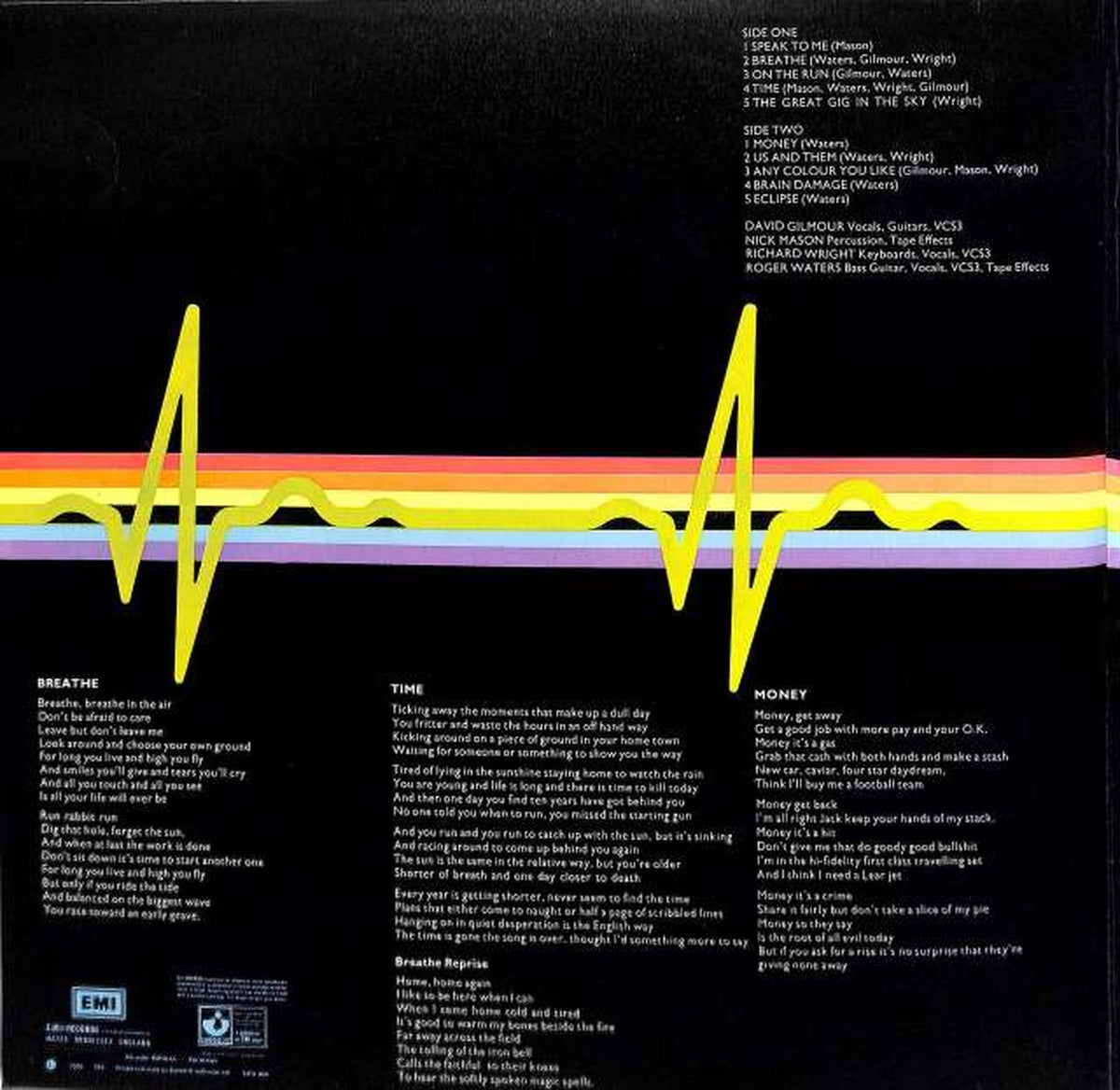 HARVEST Pink Floyd "THE DARK SIDE OF THE SHVL804