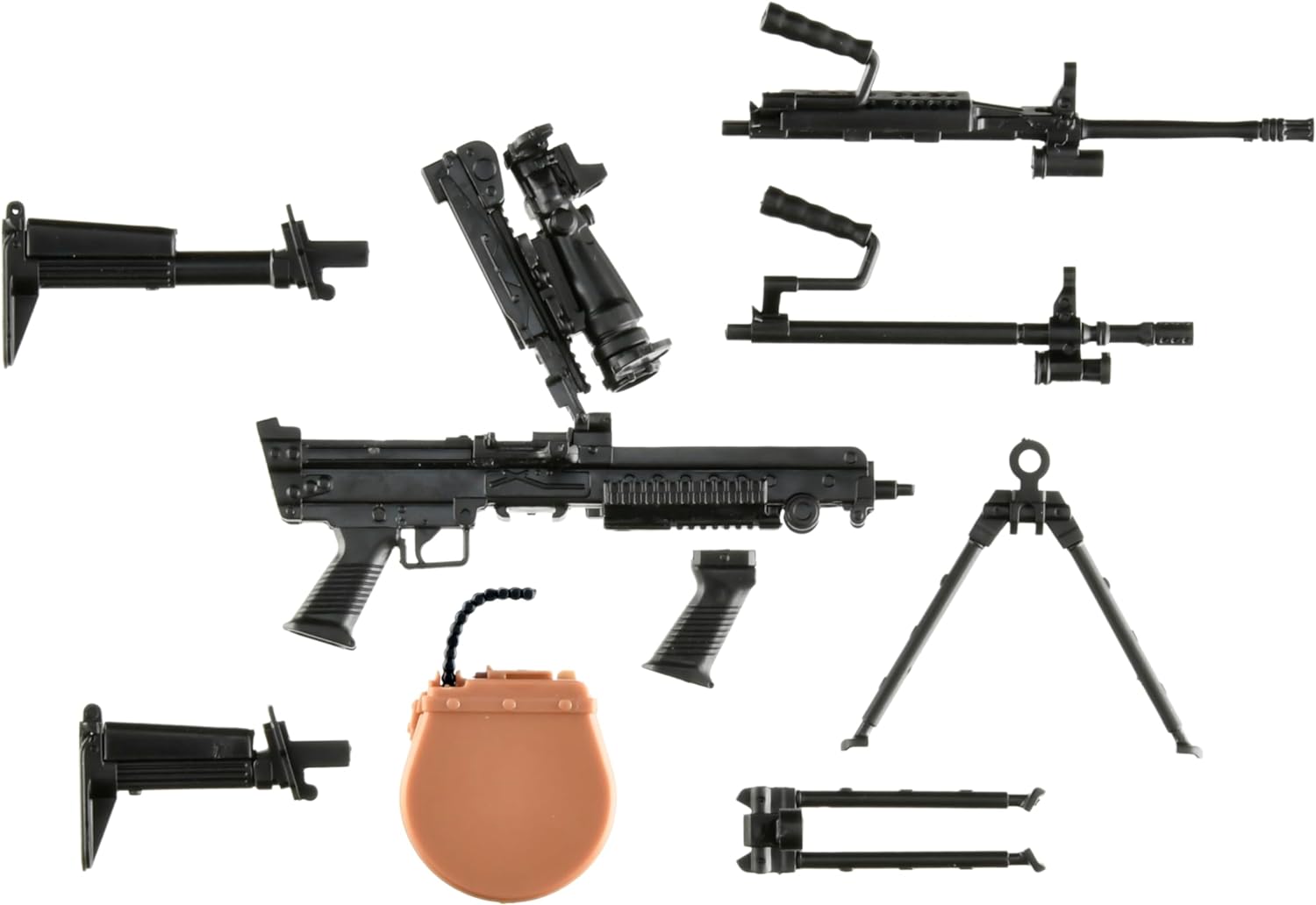 Tomytec Little Armory LA094 M249 Upgrade Type Plastic Model - BanzaiHobby