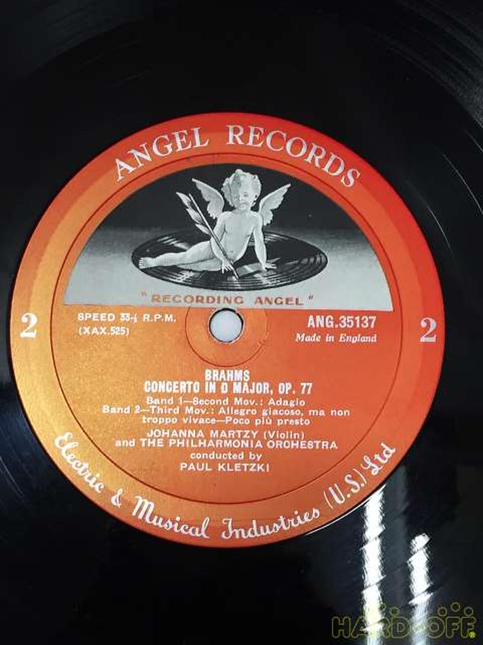 Angel Records Red Label Johanna Marigi UK Edition Violin Concert ANG 35137