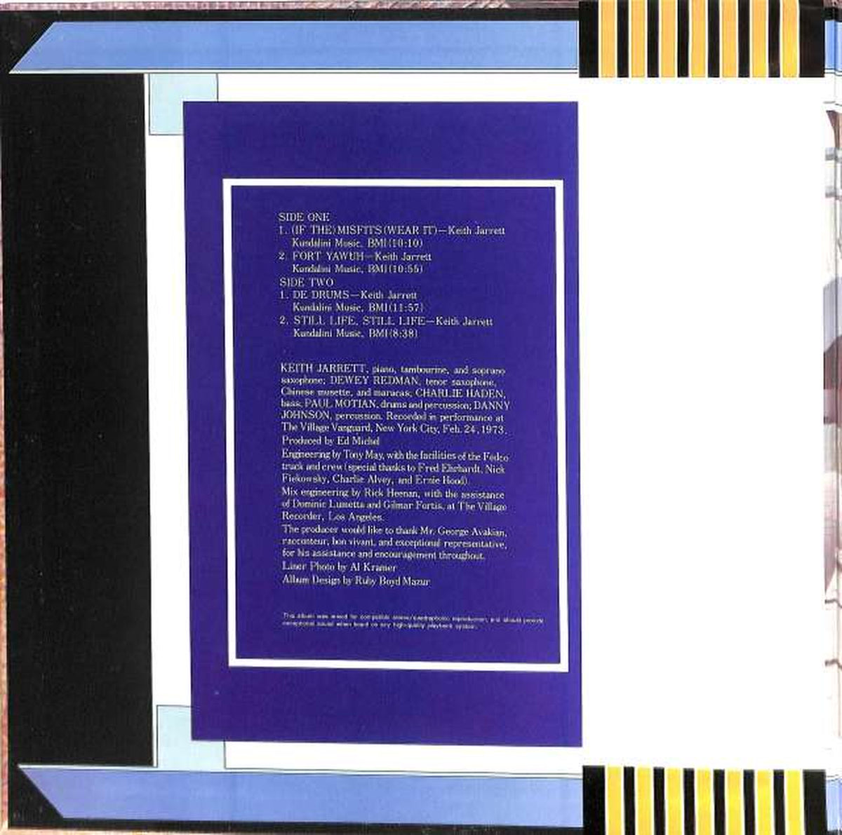 Toshiba EMI Keith Jarrett "Fort Yawu" IMP-88140