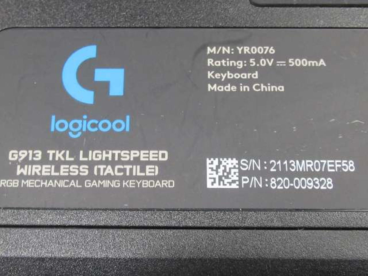 LOGICOOL Gaming Keyboard G913 TKL - Banzai Thrifting | BanzaiHobby