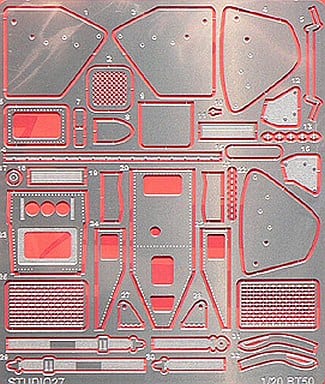 Studio27 FP2037 1/20 Brabham BT50 Grade up Parts - BanzaiHobby