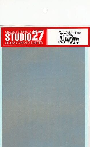 Studio27 FP0017 Chrome Matte Silver Decal - BanzaiHobby