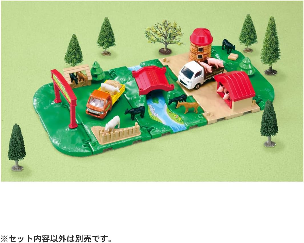Tomica World Tomica & Town Lively Ranch Set